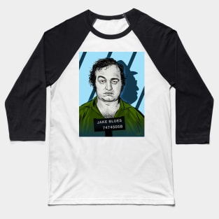 John Belushi - An illustration by Paul Cemmick Baseball T-Shirt